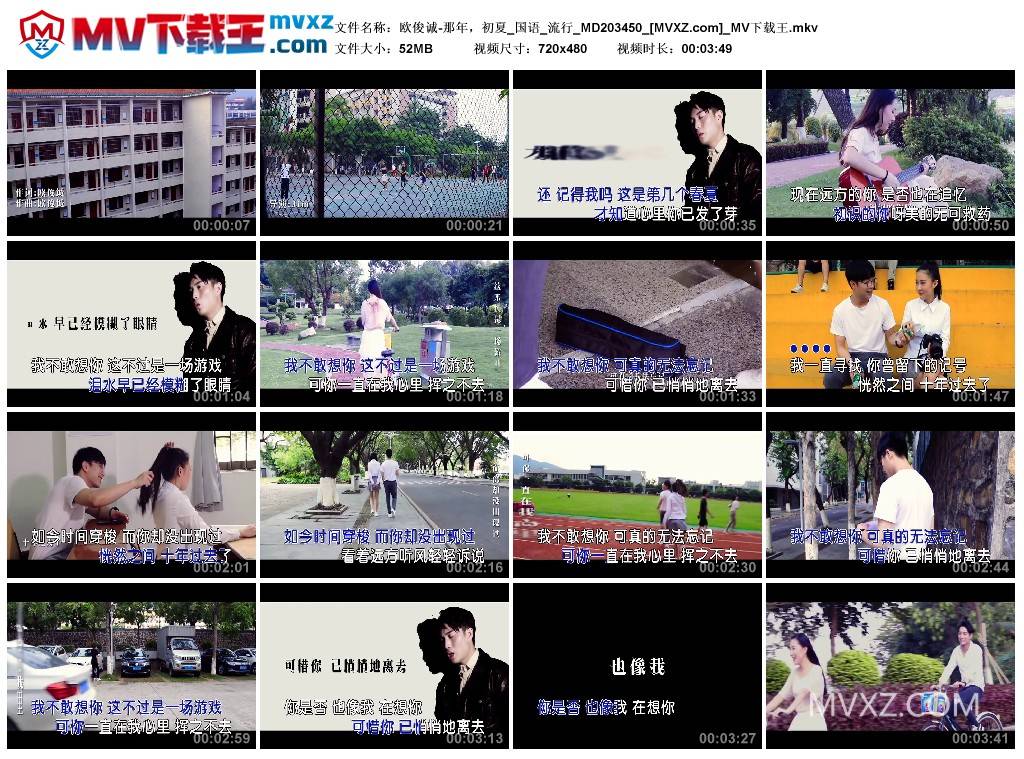 欧俊诚-那年，初夏_国语_流行_MD203450